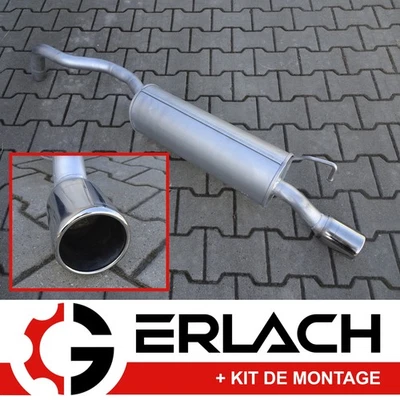 Silencieux arriere pour Audi TT 1.8 T Turbo Coupe Roadster 90mm 9648 - Photo 1/4