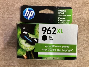 Cartouche d'encre noire haute capacité HP 962XL authentique exp. 2/2022 neuf scellé livraison gratuite - Photo 1/4