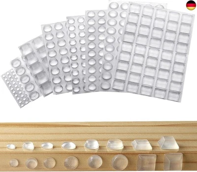 Elastikpuffer, 320 Stück Gummipuffer Schutzpuffer Transparent Möbelpuffer S - Bild 1 von 4