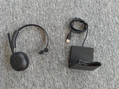 Jabra Evolve2 75 Bluetooth Ohraufliegende Kopfhörer - Schwarz - Bild 1 von 4