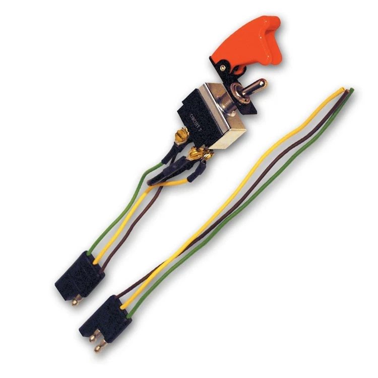 LONGACRE IGNITION / START COMBO MOMENTARY SWITCH FLIP COVER 40 AMP 12V 52-45490  - Image 1 of 1