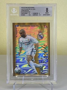 2004-05 Mundi Cromo La Liga NAZARIO RONALDO BGS 8 Real Madrid - Picture 1 of 2