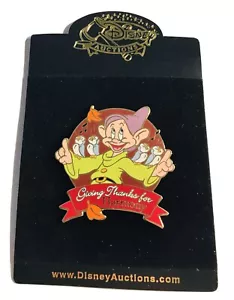 Disney Auctions Giving Thanks Dopey Harmony LE 100 Pin - Picture 1 of 3
