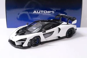 1:18 AUTOart McLaren Senna 2018 Vision Pura/ Bianca - Foto 1 di 4