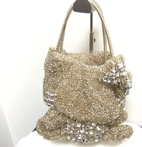 ANTEPRIMA Wire Bag Brillante Hello Kitty Limited Edition Gold Silver color USED - Picture 1 of 24