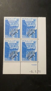 COIN DATE' MONACO 1976, timbre PREOBLITERE' 41, TOUR HORLOGE, neuf**, MNH - Photo 1/1