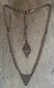 Handmade Mixed Metal Chainmaille Necklace - SorjuanaLolita Designs - Picture 1 of 7