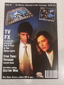 Tv Zone Magazine #67 David Duchovny Gillian Anderson Star Trek Babylon5 - Picture 1 of 24