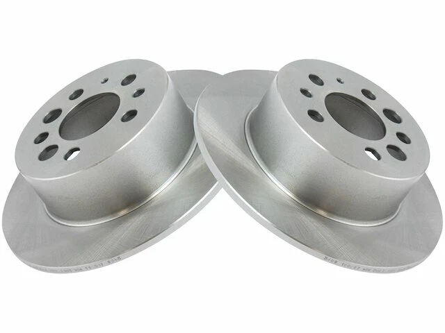 Rear TRQ Brake Rotor Set fits Volvo 244 1975-1989 65WPWG - Image 1 of 1