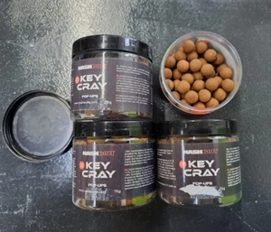 STK.-PREIS = 8,95€ / 4× Nash Bait Key Cray Pop-Ups (2× 20-, 1× 15-, 1× 12mm) NEU - Bild 1 von 4