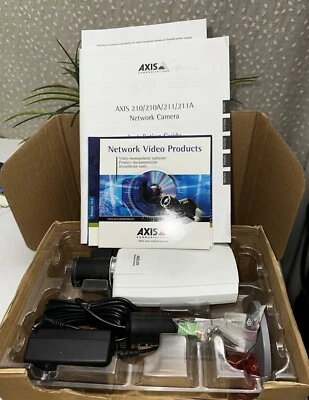 1 AXIS COMMUNICATIONS 211 0198-001-05 NETWORK CAMERA w/ TAMRON LENS - Image 1 of 4