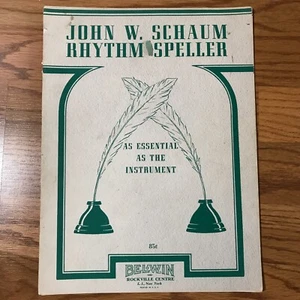 Vintage 1950 John W. Schaum Rhythm Speller asEssential as the Instrument Piano - Picture 1 of 6