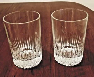 Cut Crystal Old Fashioned Glasses Set of 2 8oz. - Picture 1 of 4
