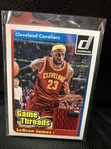 LeBron James 2014-15 Donruss Game Threads Game Used Prime Jersey Patch 15/20 - Picture 1 of 2