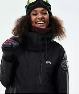 Dope Blizzard W Full Zip Snowboard Jacket Women Black - Picture 1 of 10