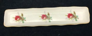VINTAGE HAMMERSLEY BONE CHINA MINT TRAY~  GRANDMOTHER'S ROSE - Picture 1 of 4