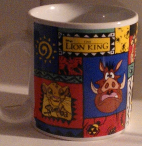 Disney The Lion King Ceramic Coffee Mug Timon and Pumbaa Disney Cup Mug - Picture 1 of 4
