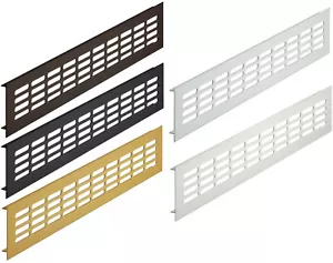 Griglia di ventilazione alluminio lamiera a ponte griglia a lamelle griglia di riscaldamento diverse lunghezze - Foto 1 di 19