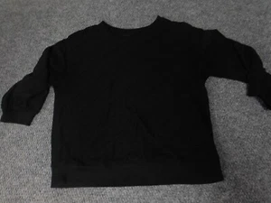 Simply Vera Vera Wang Womens Sweater Small black pullover stretch - Picture 1 of 12