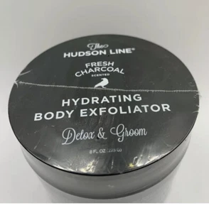 The HUDSON LINE Fresh Charcoal Hydrating Body Exfoliator Detox & Groom Sealed - Picture 1 of 1