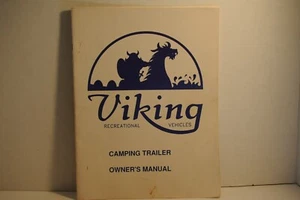 Viking Recreational Vehicles, Camping Trailer owner's Manual, vintage book - Imagen 1 de 1