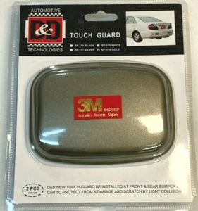2x PROTECTOR TÁCTIL DORADO COCHE PARACHOQUES DELANTERO TRASERO PROTECTOR MOLDURA ARAÑAZOS BP-118 - Imagen 1 de 4