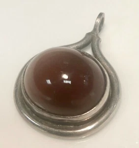 PENDENTIF ARGENT 925 - ETHNIQUE PIERRE JASPE - 22,62 G - Imagen 1 de 1