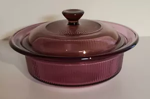 Utensilios de cocina vintage Vision ~ Arranberry Vision Ware ~ 24 oz. Cazuela ~ V-30-B ~ Cazuela - Imagen 1 de 3