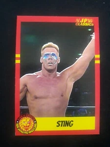 Nueva tarjeta coleccionable de lucha libre profesional de Japón NJPW PERSONALIZADA 2021 Sting #141 - Imagen 1 de 2