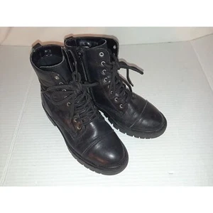 Aldo Women's Boots Size 6 Faux Leather Black Defect - Picture 1 of 8