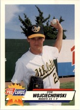 1993 Modesto A's Fleer/ProCards #801 Steve Wojciechowski