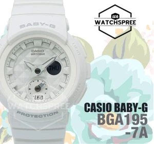 Casio Baby-G BGA-195 Series White Resin Band Watch BGA195-7A BGA-195-7A - Picture 1 of 4