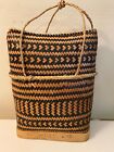 Vintage Philippines IFUGAO Hand Woven Reed Basket with Lid Excellent Condition! 