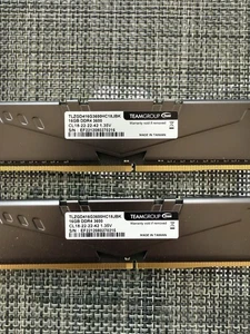 Team T-Force Vulcan Z 32GB (2x 16GB) DDR4 Gaming Memory - Gray - Bild 1 von 2