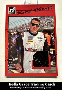 2023 Donruss Racing Michael McDowell #R90R-MM Retro 1990 Relics Red 127/250 - Picture 1 of 2