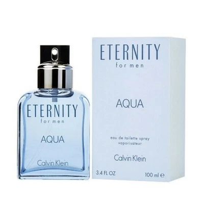 Eternity Aqua от Calvin Klein туалетная вода 3,4 унц для мужчин запечатанный - Изображение 1 из 4