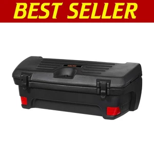 ATV Rear Trail Box – Waterproof Black Storage with Double Wall Lid Construction - Picture 1 of 6