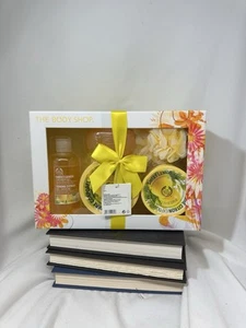 The Body Shop Sweet Lemon Gift Set Body Butter, Body Scrub, Soap And Shower Gel - Picture 1 of 4