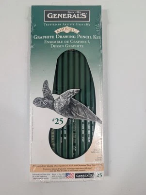 Conjunto de lápis de desenho de grafite General's Kimberly - Imagem 1 de 2