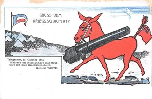 AK SATIRE BURENKRIEGSTELEGRAMM GENERAL - Bild 1 von 2