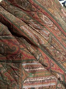 Retired Vintage Ralph Lauren Cardiff Paisley Twin Comforter   Perfect - Picture 1 of 4