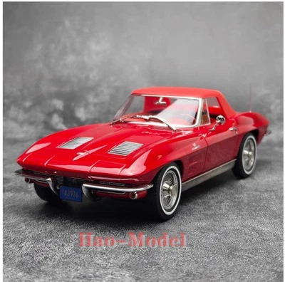 Chevrolet Corvette Sting Ray 1963 modelo de coche de aleación diecast juguete de exhibición NOREV 1:18 Foto 1 de 4