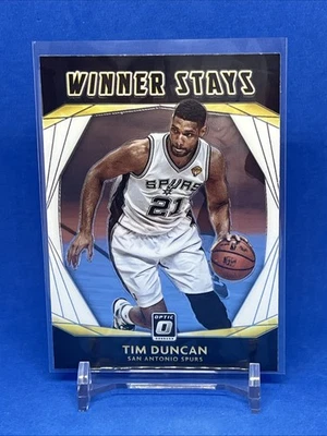 2020-21 Panini Donruss Optic Winner Stays Tim Duncan #15 San Antonio Spurs - Image 1 of 2