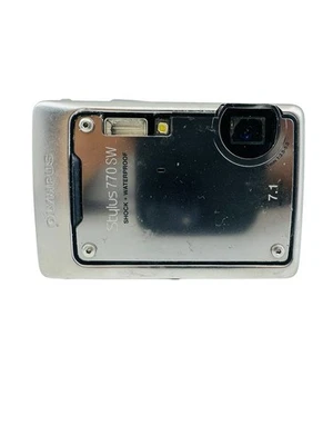 Olympus Stylus 770 SW Digital Camera 7.1MP 3x Optical Zoom Parts/Repair 361 - Image 1 of 4