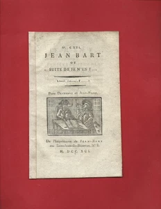 1791 JOURNAL REVOLUTION JEAN BART OU SUITE DE JE M'EN ... N° 121 RARE - Foto 1 di 1