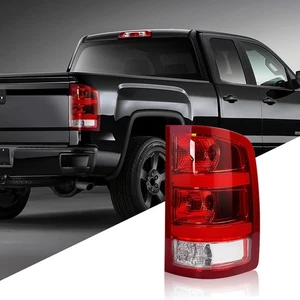 Conjunto de luces traseras para GMC Sierra 1500 2007-2013, lado del pasajero, carcasa roja  - Imagen 1 de 7