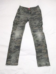 Levi's XX Cargo Slim Taper Chino Trousers Womens Camouflage W24 L26 Levis - Picture 1 of 24