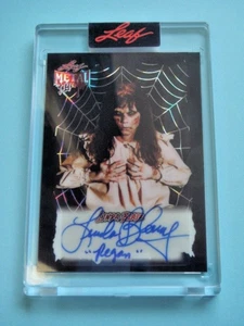 2025 Leaf Metal Holloween Linda Blair Inscription Auto Lava Refractor #1/3 - Picture 1 of 2