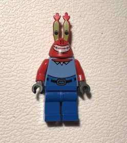 LEGO Mr Krabs Grin  Spongebob minifigure 3833 Krusty Krab