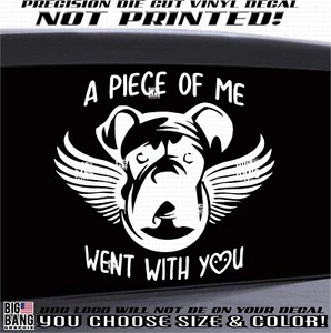 BOXER In Loving Memory Memorial Vinyl Decal Sticker Die Cut SUV Truck Car Window - Picture 1 of 4